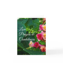 Carte de condoléances