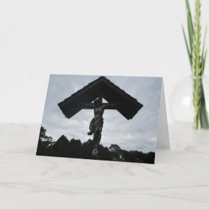 Carte de condoléances «Croix du cimetière Saint-Bo