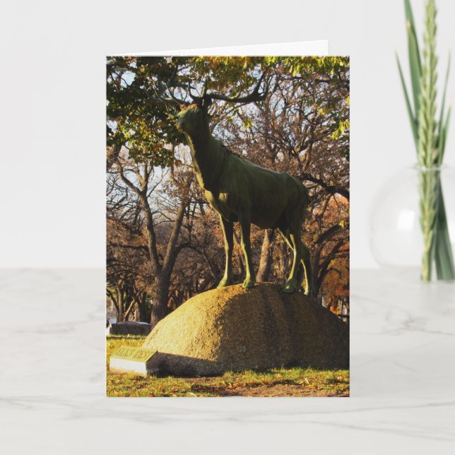 Carte de condoléances "Elks Rest" (Devant)