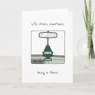 Carte de condoléances humoristique Cadeau de sympa