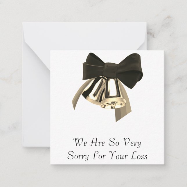 Carte de condoléances la plus profonde (Devant)