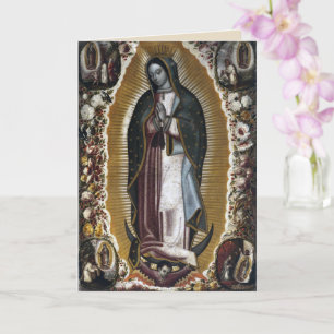 Carte de condoléances Notre-Dame de Guadalupe