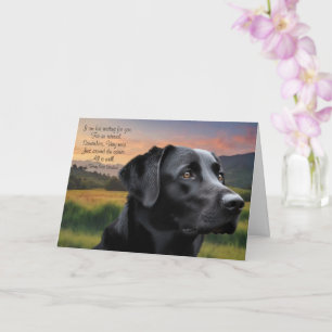 Carte de condoléances personnalisée pour la perte 