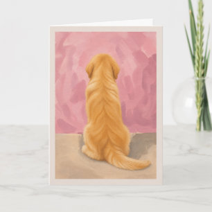 Carte de condoléances pour animal de compagnie Gol