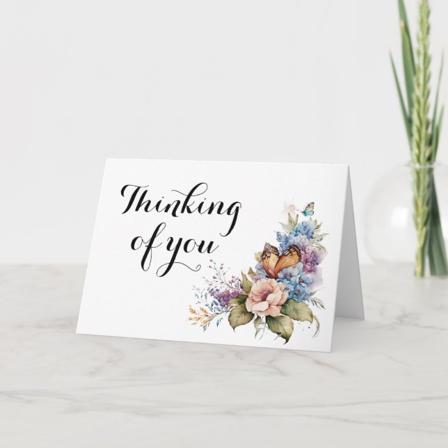 Carte de condoléances pour un deuil  (Devant)