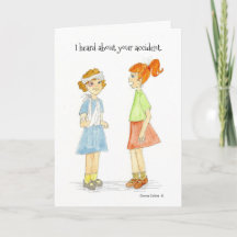 Carte de condoléances pour votre accident