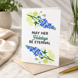 Carte de condoléances simple eucalyptus