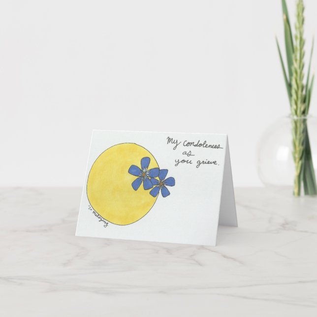 Carte de Condolence (Devant)