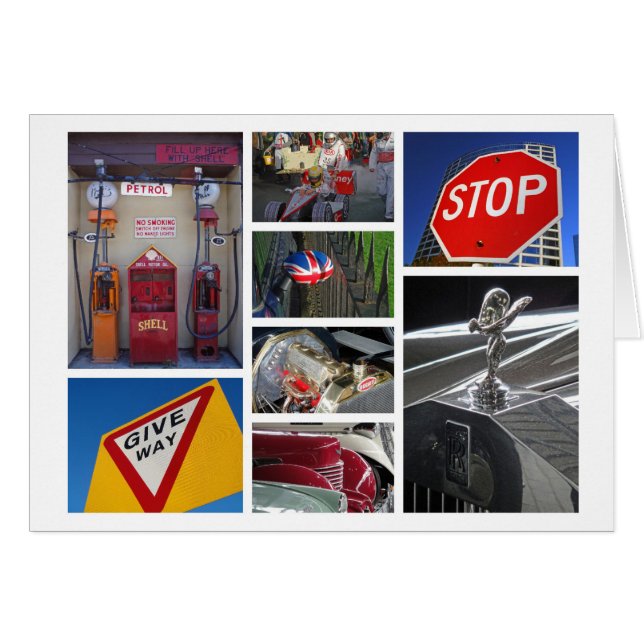 Carte de conducteur de voiture (Devant horizontal)