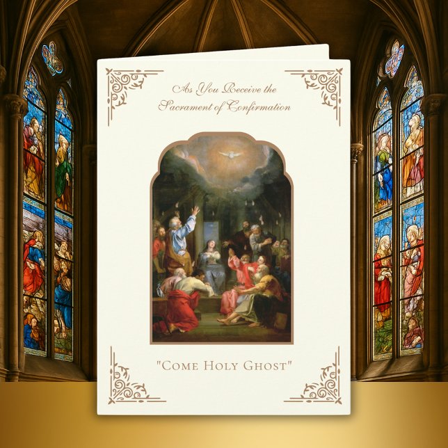 Carte de confirmation catholique Sainte-Fantôme Vi (Créateur téléchargé)