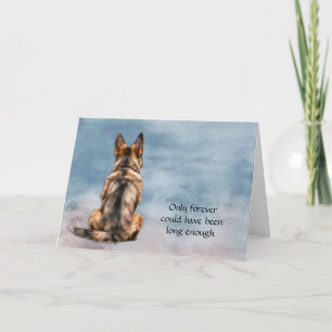 Carte de confirmation de perte de chien berger all