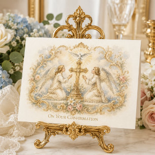 Carte de confirmation du Saint-Esprit et des Anges