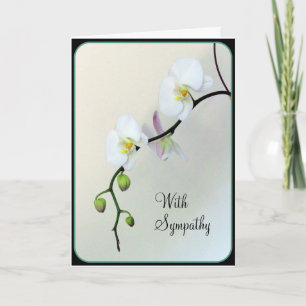 Carte de conformité Orchidées blanches