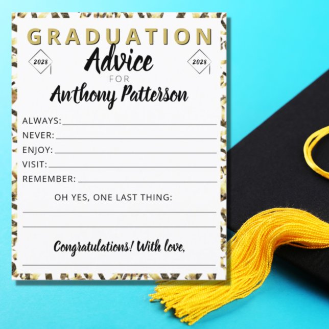 Carte de conseil de la fête de graduation Confetti (Créateur téléchargé)