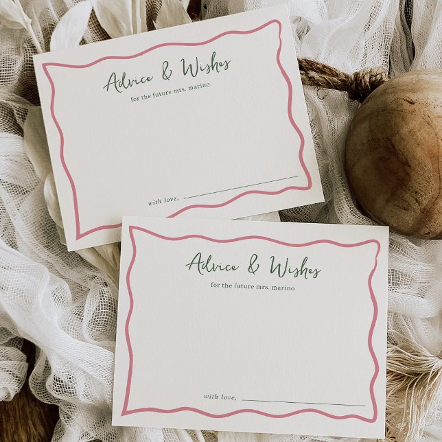 Carte de conseil Dolce Vita Fête des mariées (Créateur téléchargé)