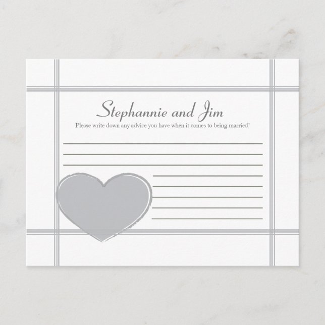 Carte de conseil écrite Amour d'été avec coquilles (Devant)