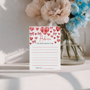 Carte de conseils pour bébé thème chéri