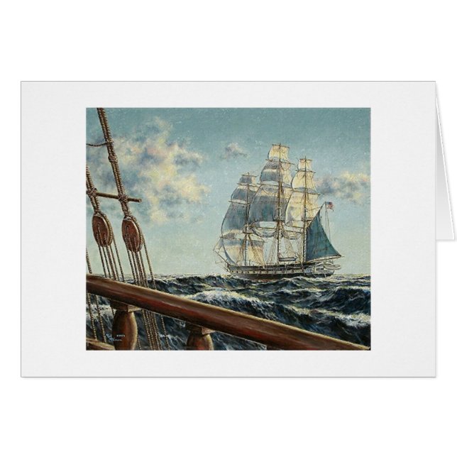 Carte de "constellation" d'USS de frégate de Paul (Devant Horizontal)