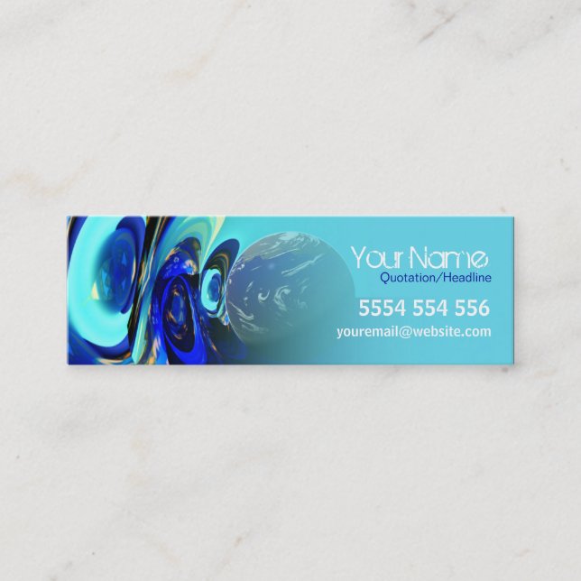 Carte de contact iEarth Mini Business (Devant)