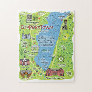 Carte de Cooperstown, New York, Puzzle