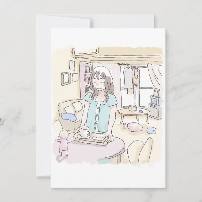 CARTE DE CORRESPONDANCE さにににじ (Devant)