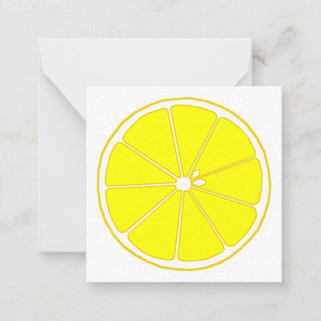 CARTE DE CORRESPONDANCE レモン (Devant)