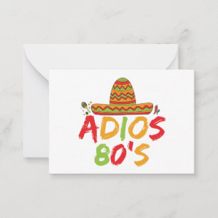 Carte De Correspondance 80e anniversaire de la fête mexicaine Cinco de May