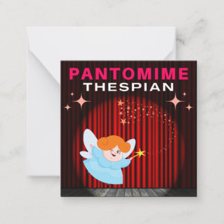 Carte De Correspondance Acteur de pantomime - Marraine fée
