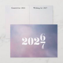 Activité Nouvel An 2027 (gratitude et vœux) pastel