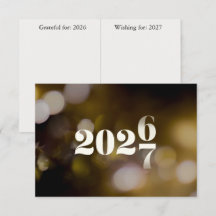 Activité pour le Nouvel An 2027 (gratitude et vœux