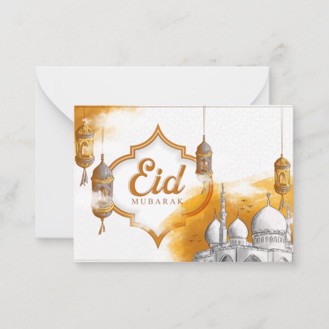 Carte De Correspondance Aïd Moubarak (Devant)