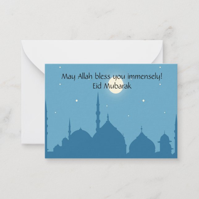 Carte De Correspondance Aïd Moubarak (Devant)