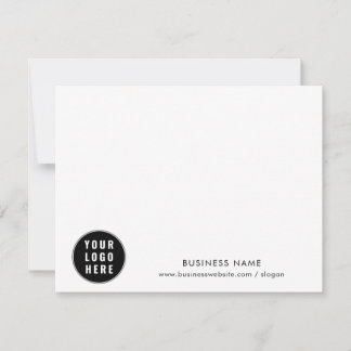 Carte De Correspondance Ajouter un logo d'entreprise et des employés d'ent