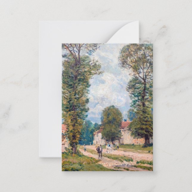 Carte De Correspondance Alfred Sisley - Le chemin Versailles (Devant)