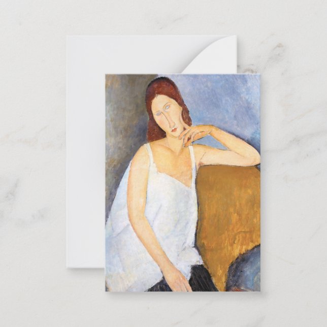 Carte De Correspondance Amedeo Modigliani - Jeanne Hebuterne (Devant)