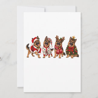 Carte De Correspondance Amis de Noël Berger Allemand de Noël