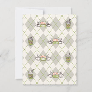 Carte De Correspondance AMIS™ Motif de Jacquard Perk Central