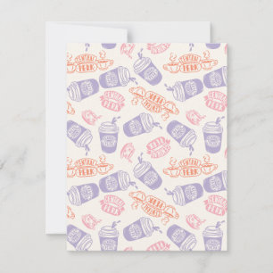 Carte De Correspondance AMIS™ Pastel Central Perk Motif