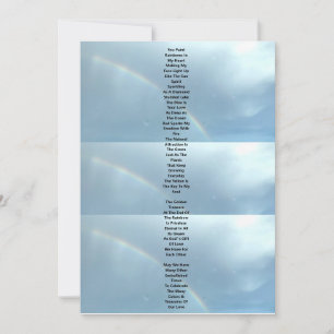 Carte De Correspondance Amour arc-en-ciel