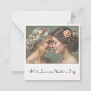Carte De Correspondance Amour intemporel entre mère et fille