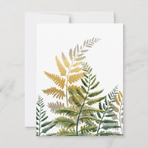 Carte De Correspondance Aquarelle Arbres 6