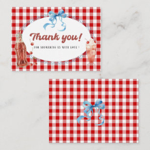 Carte De Correspondance Aquarelle ÉléganteElle est prête à éclore Baby sh