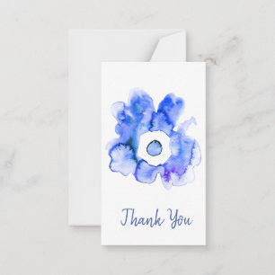 Carte De Correspondance Aquarelle florale dessinée à la main voiture de no