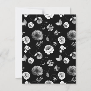 Carte De Correspondance Aquarelle Roses 33