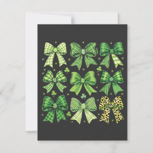 Carte De Correspondance Arc Coquette Saint-Patrick Vintage