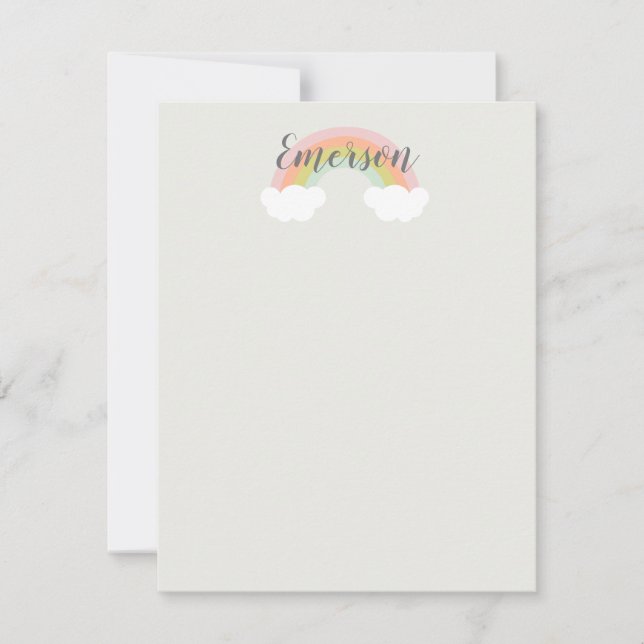 Carte De Correspondance Arc-en-ciel (Devant)
