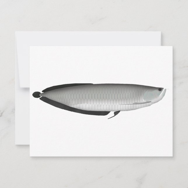 Carte De Correspondance Argent Arowana (Devant)