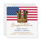 Armée militaire Retraite USA American Flag Party