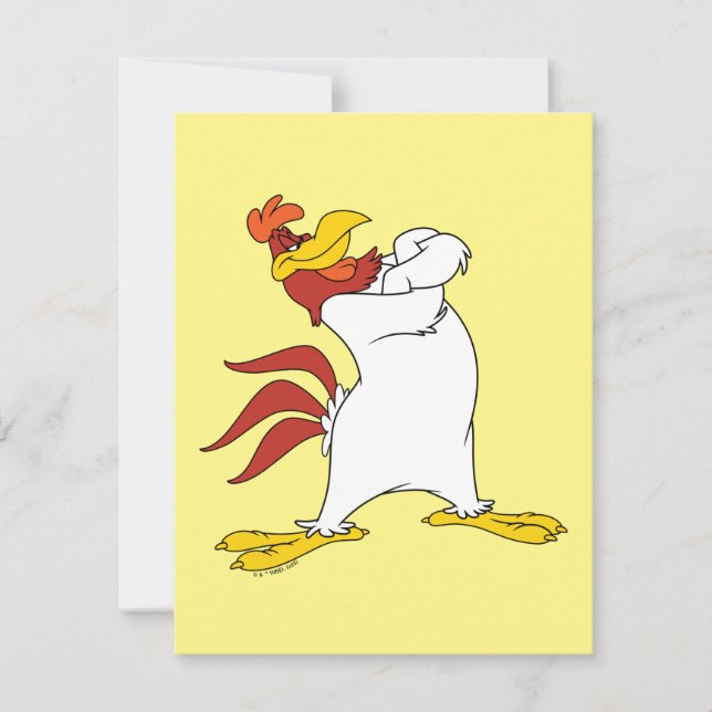 Carte De Correspondance Armoiries de Foghorn Leghorn franchies (Devant)