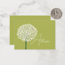 Art botanique de la fleur d'Allium | Flore élégant